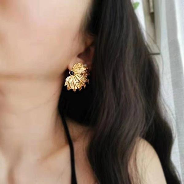 Vintage look Peacock Wings oorbellen