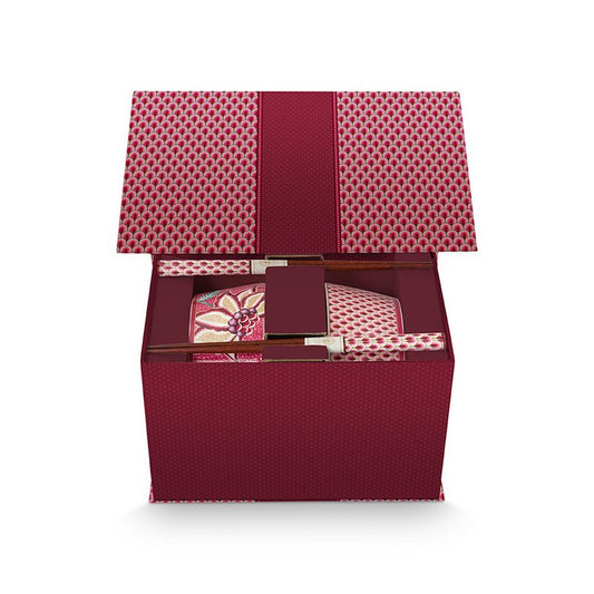 Kadoset Bowls & Chopsticks Oriental Flower Festival - Roze