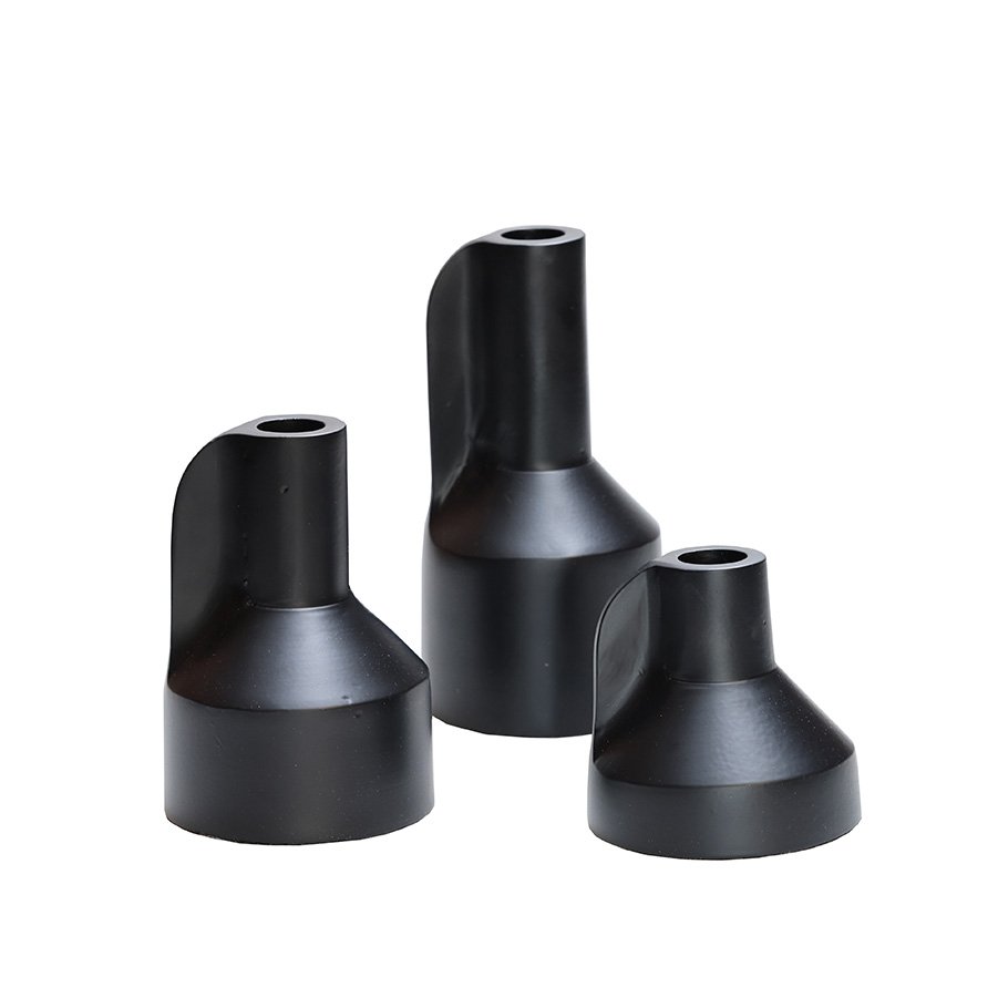 Kaarshouder - Alota zwart - set van 3