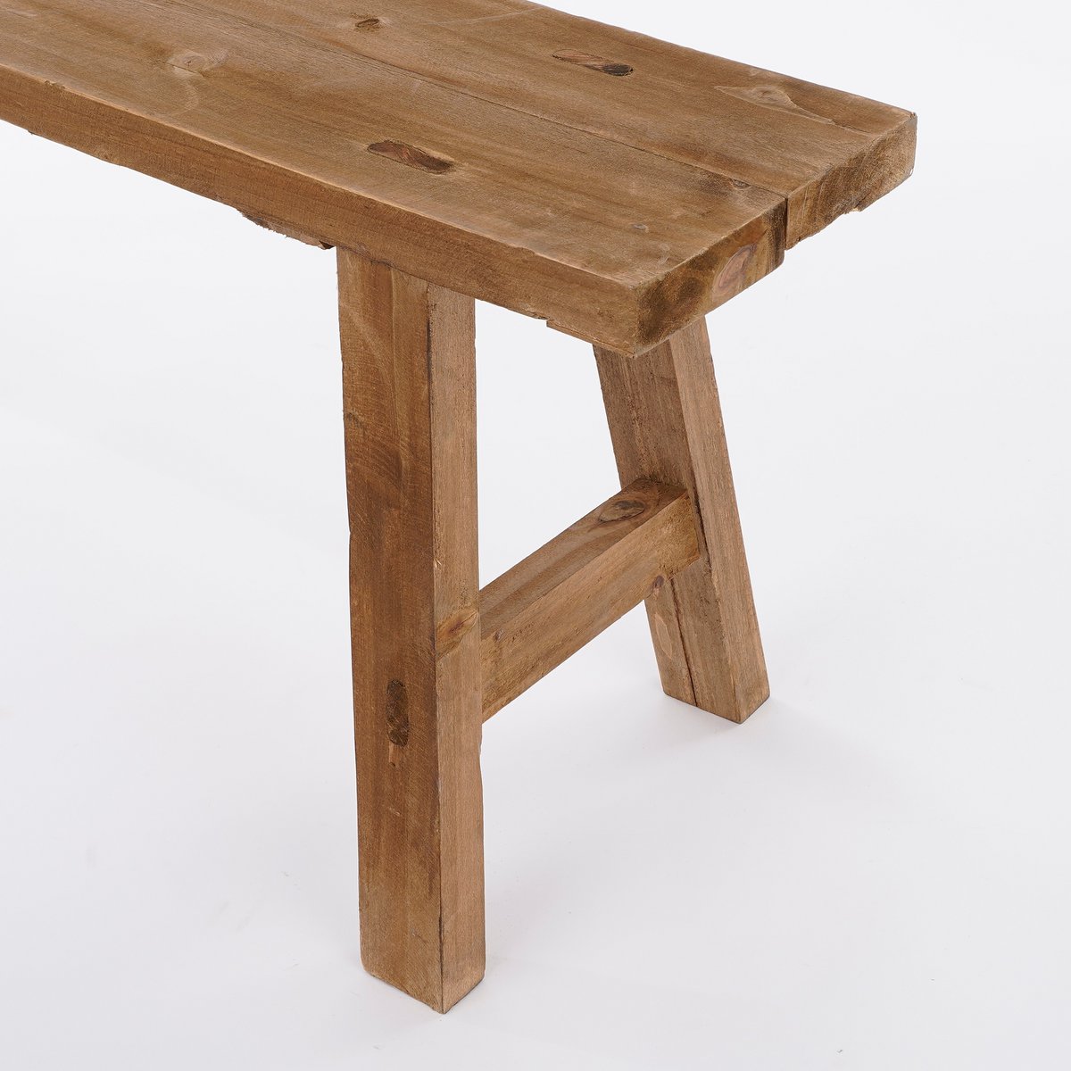 Bold Houten Bankje - L - Gerecycled Hout