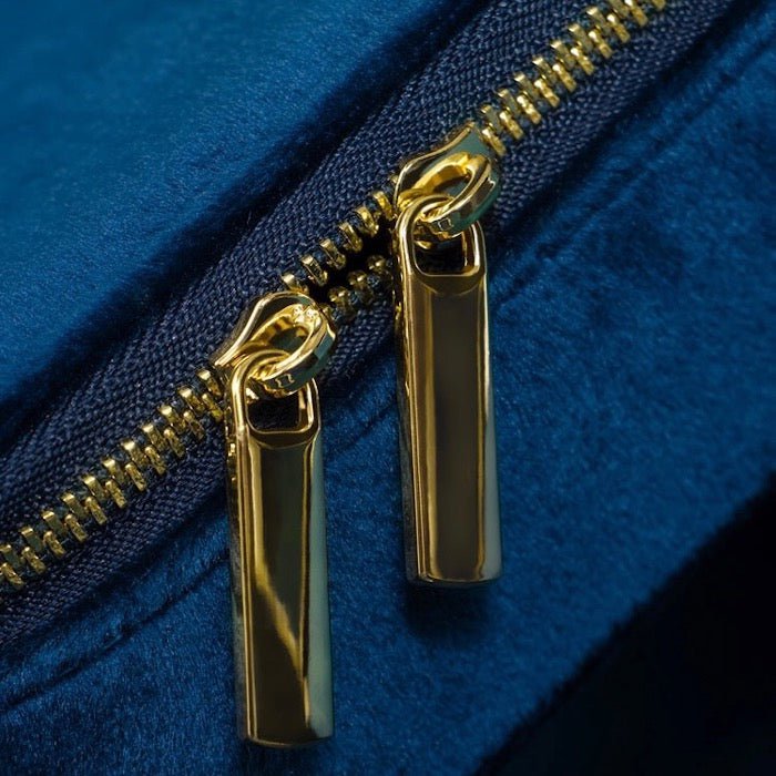 Velvet sieradendoosje - Saffierblauw
