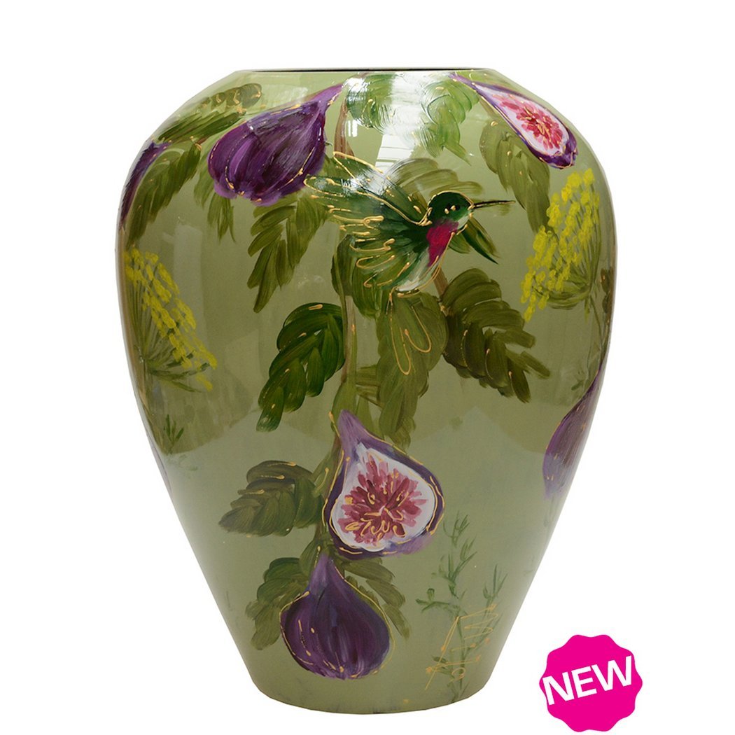 Kunstwerk en vaas in een - Kander Figs