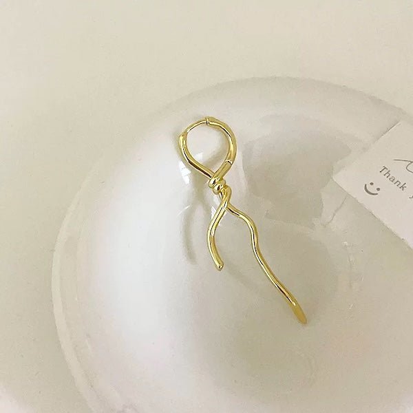 Uniek ontwerp oorbellen in zilver of goud