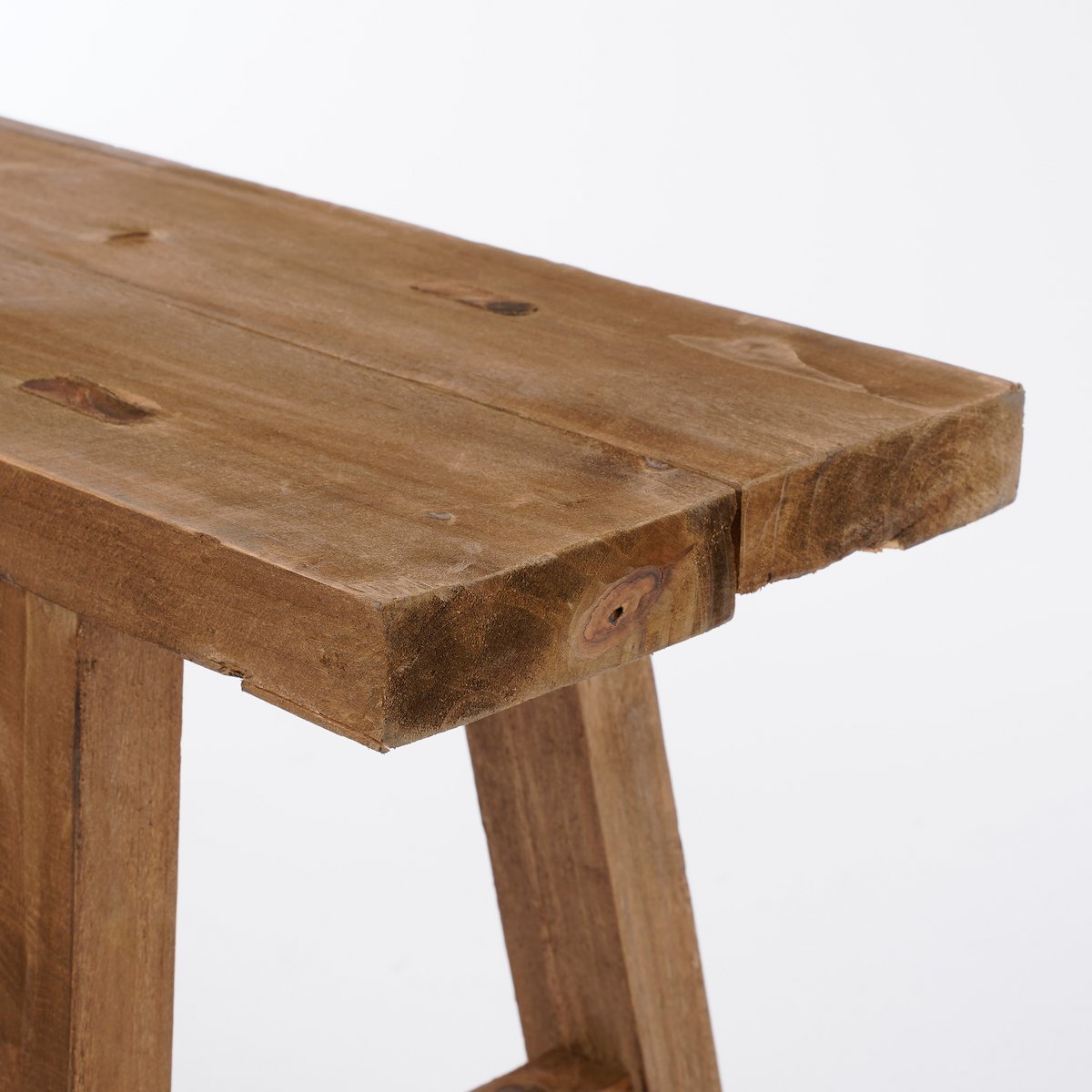Bold Houten Bankje - L - Gerecycled Hout