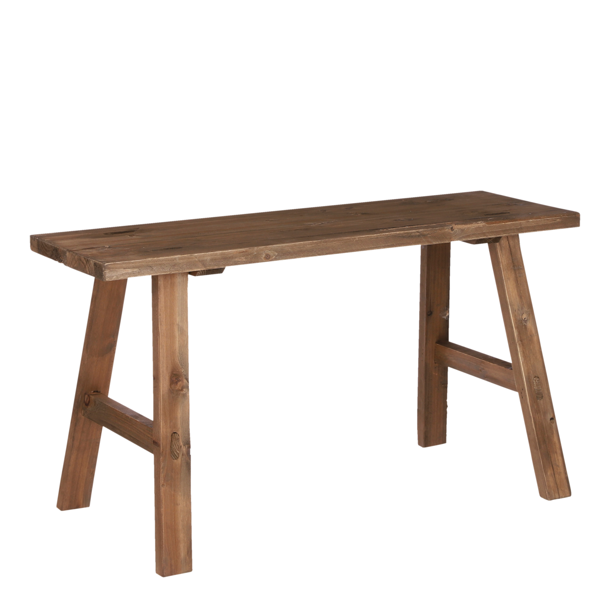 Bold Houten Bankje - M - Gerecycled Hout