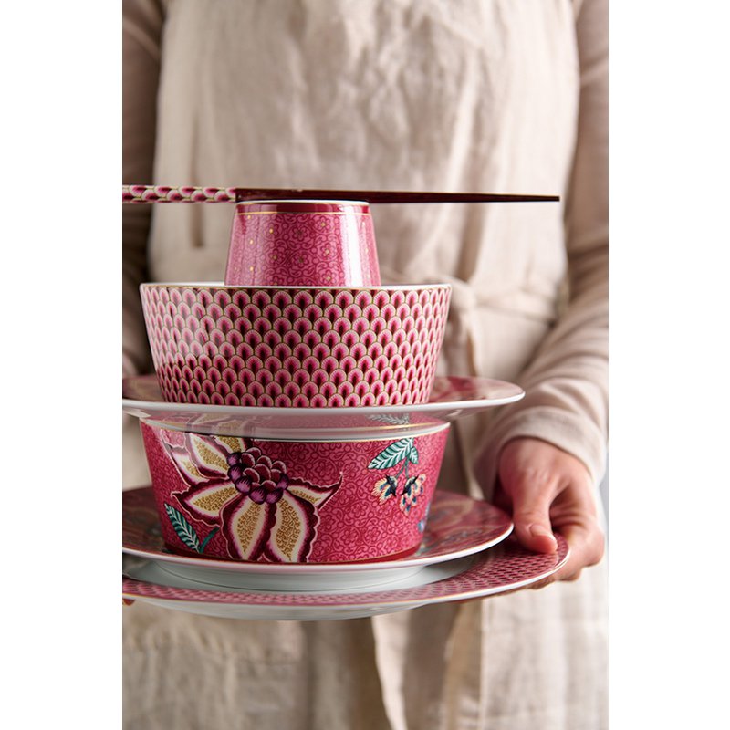 Kadoset Bowls & Chopsticks Oriental Flower Festival - Roze