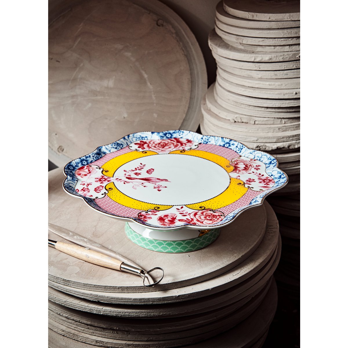 Mini Cake Tray Royal Multi- 24x24cm