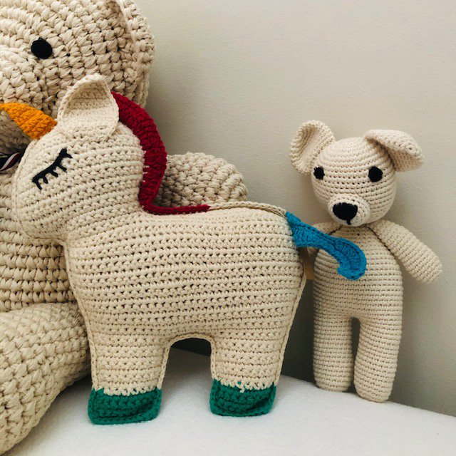 Eenhoorn Regenboog knuffel