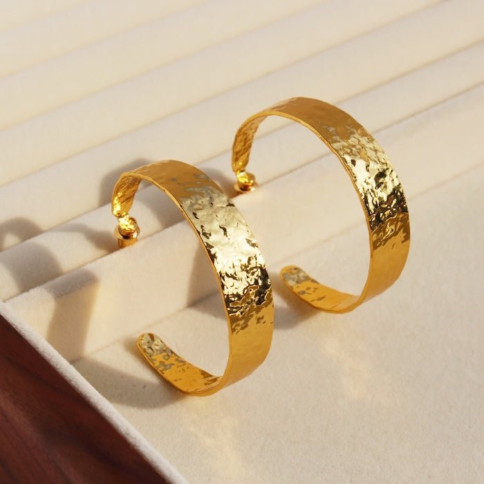 Chique vintage hoepel oorbellen