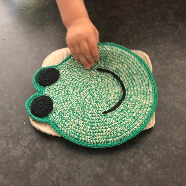 Kikker Knuffeldoekje met geluid