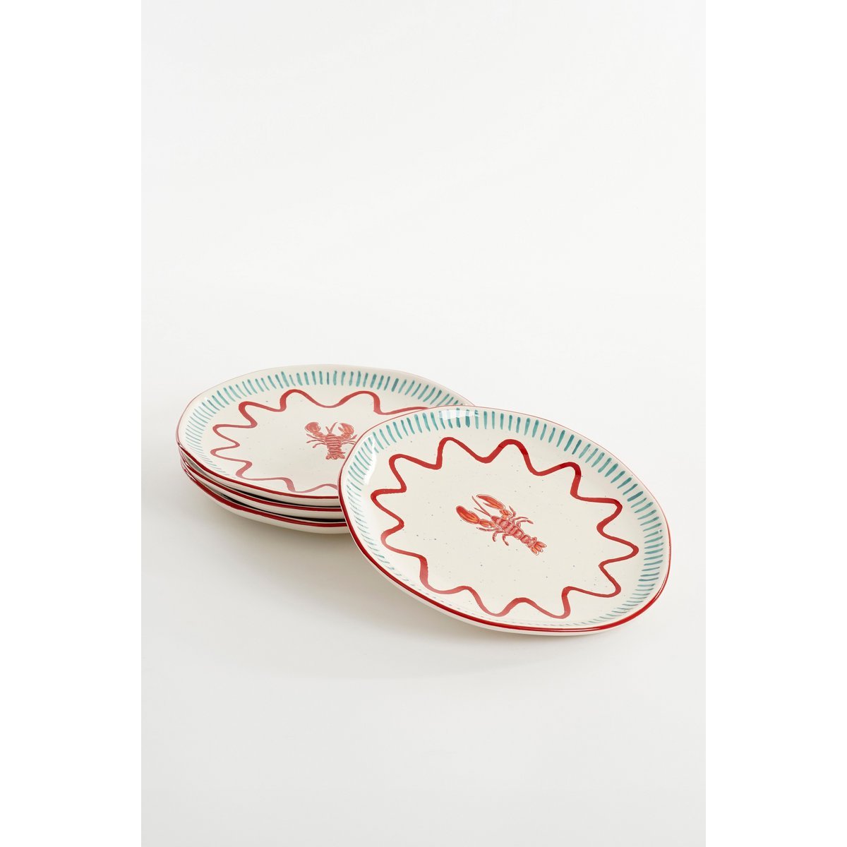 Ariane Dinerbord Set van 4 - Rood