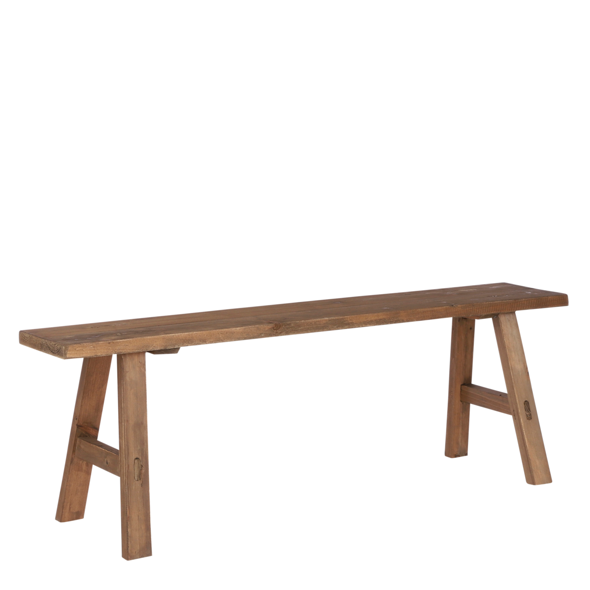 Bold Houten Bankje - L - Gerecycled Hout