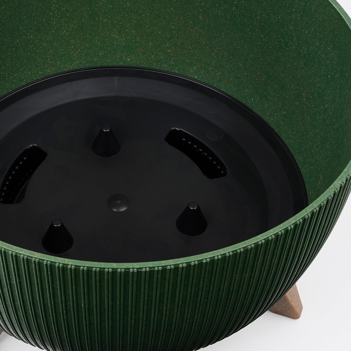 Doppio Bloempot op Poten - XL - Groen