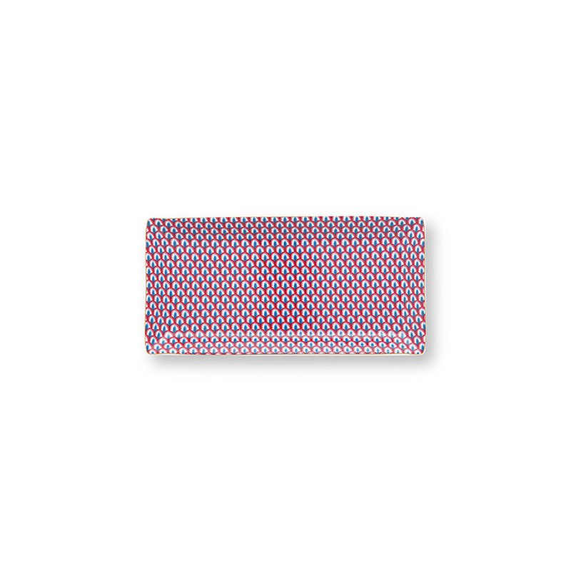 Kadoset Oriental Flower Festival - Blauw/Vierkant