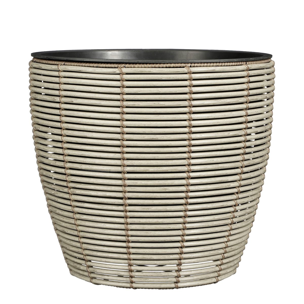 Durban Bloempot Buiten - Set van 3 - Grijs
