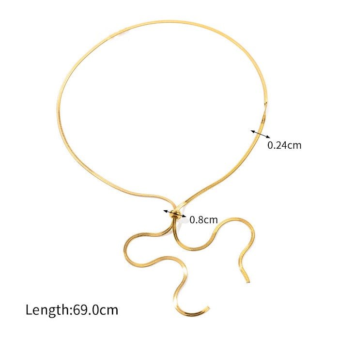 Minimalistische haringbotketting