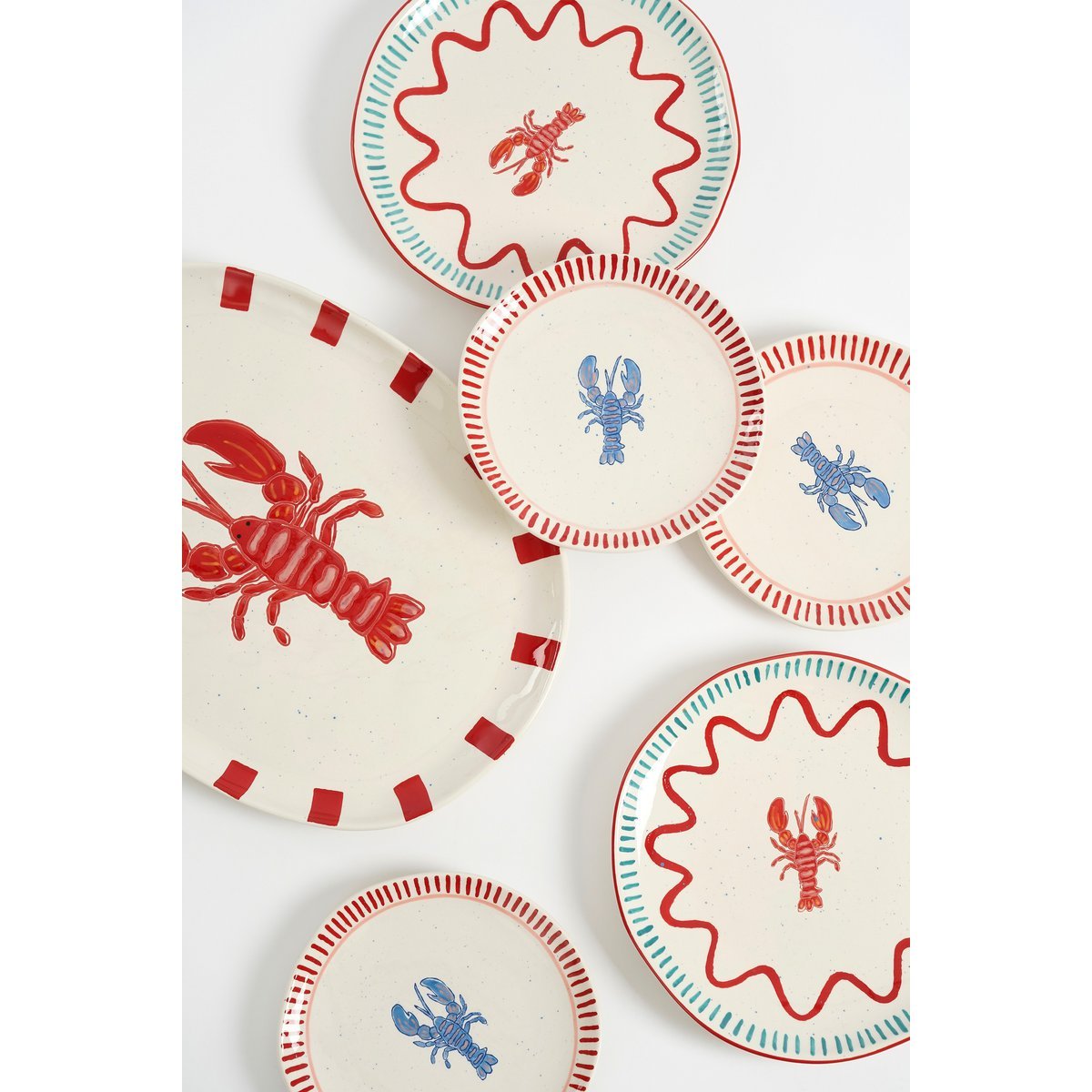 Ariane Dinerbord Set van 4 - Rood