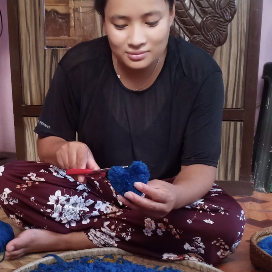 Mobiel met Veelkleurige Hartjes