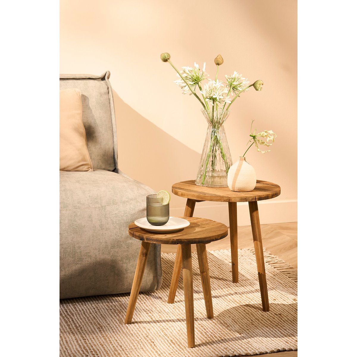 Bold Bijzettafel - Gerecycled Hout