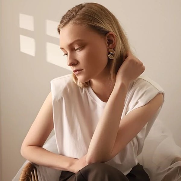 Exclusieve waaiervorm oorbellen