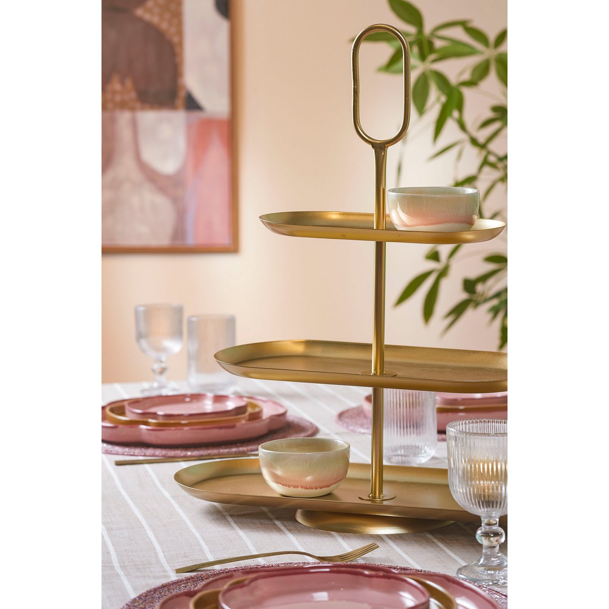 Rama Etagere 3 Laags - Ovaal