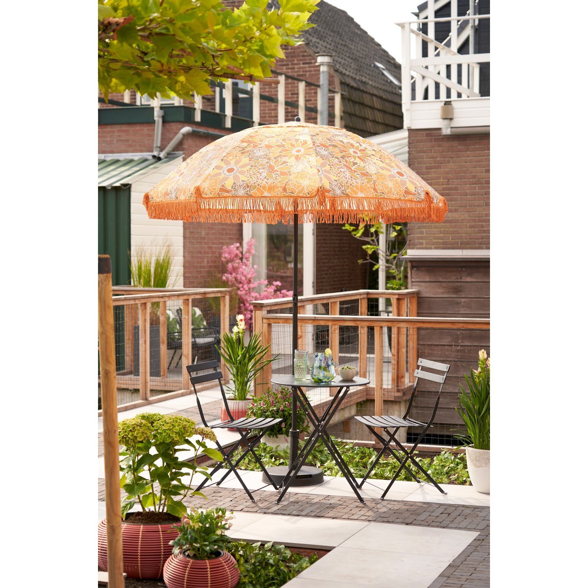 Bloem Parasol - Bruin