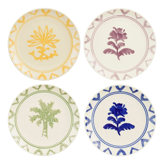 Clayton Dinerborden Set - Groen, Blauw, Geel, Lila