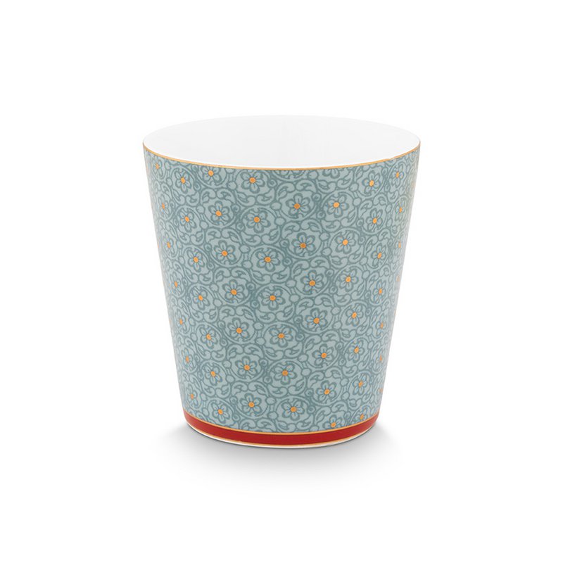 Kadoset theemokken Oriental Flower Festival - Blauw