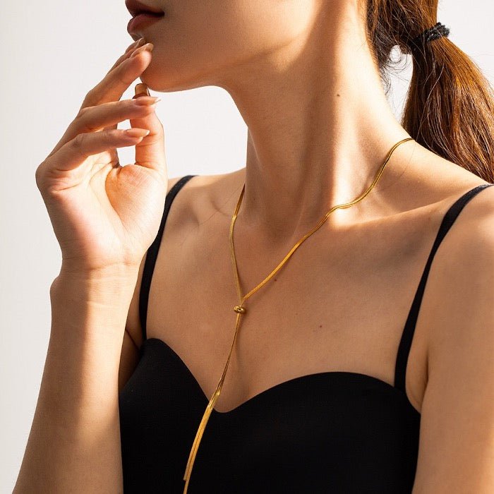 Minimalistische haringbotketting