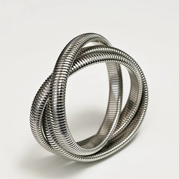 Stretch designarmband - 3 strengen