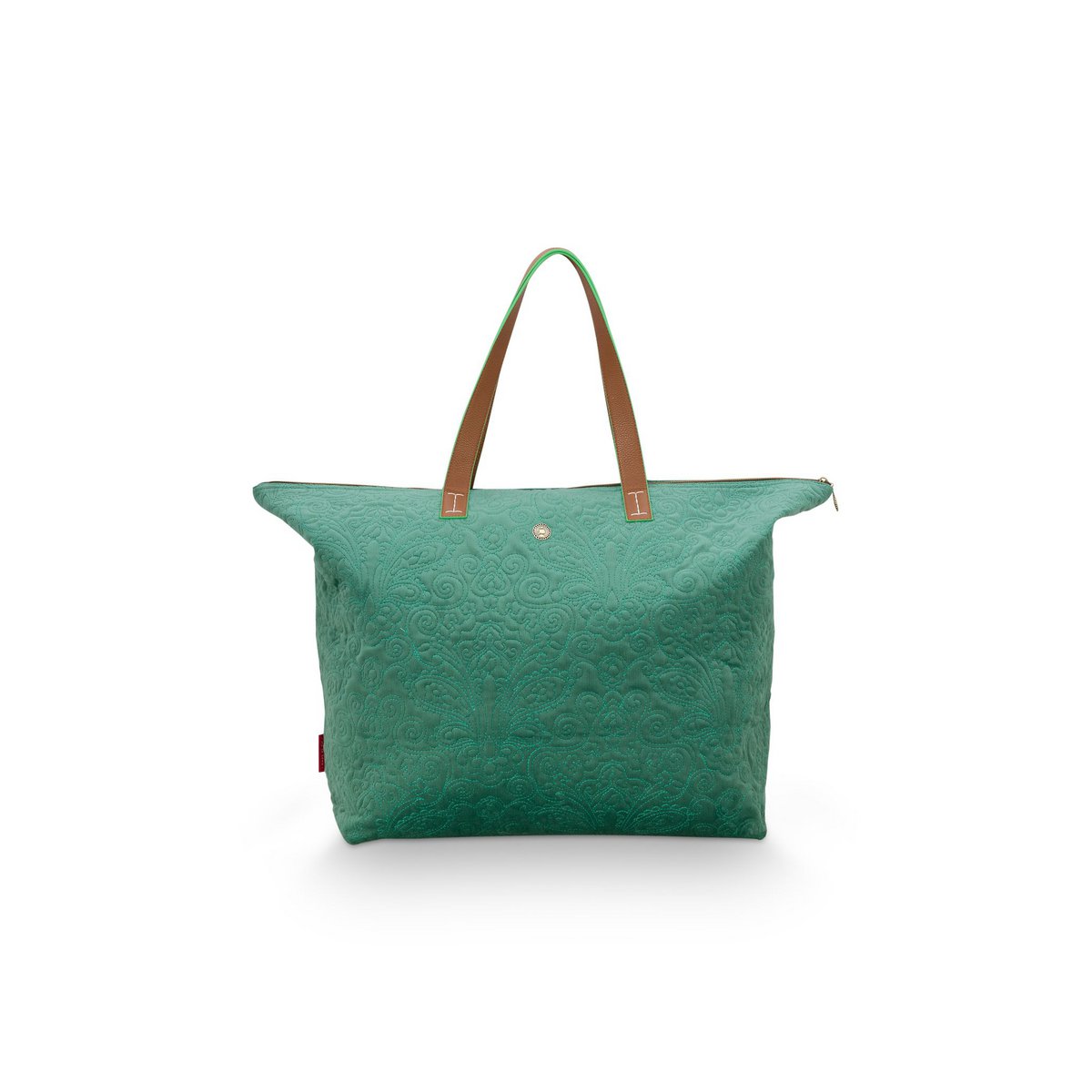 Tote Bag Velvet Quiltey Days - Groen