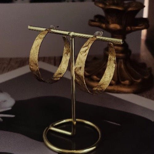 Chique vintage hoepel oorbellen