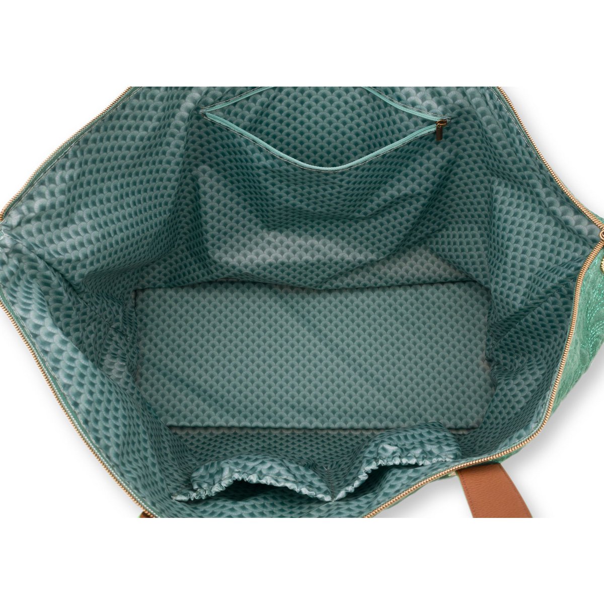 Tote Bag Velvet Quiltey Days - Groen