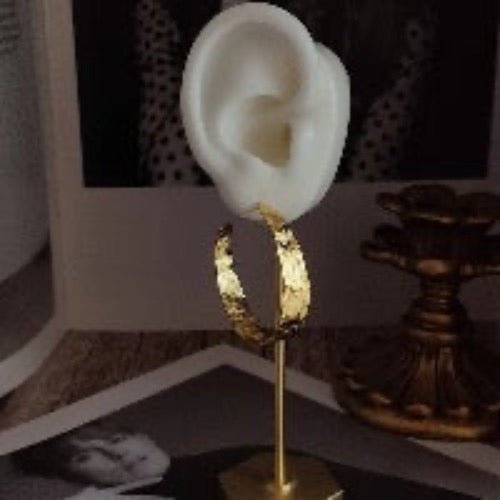 Chique vintage hoepel oorbellen