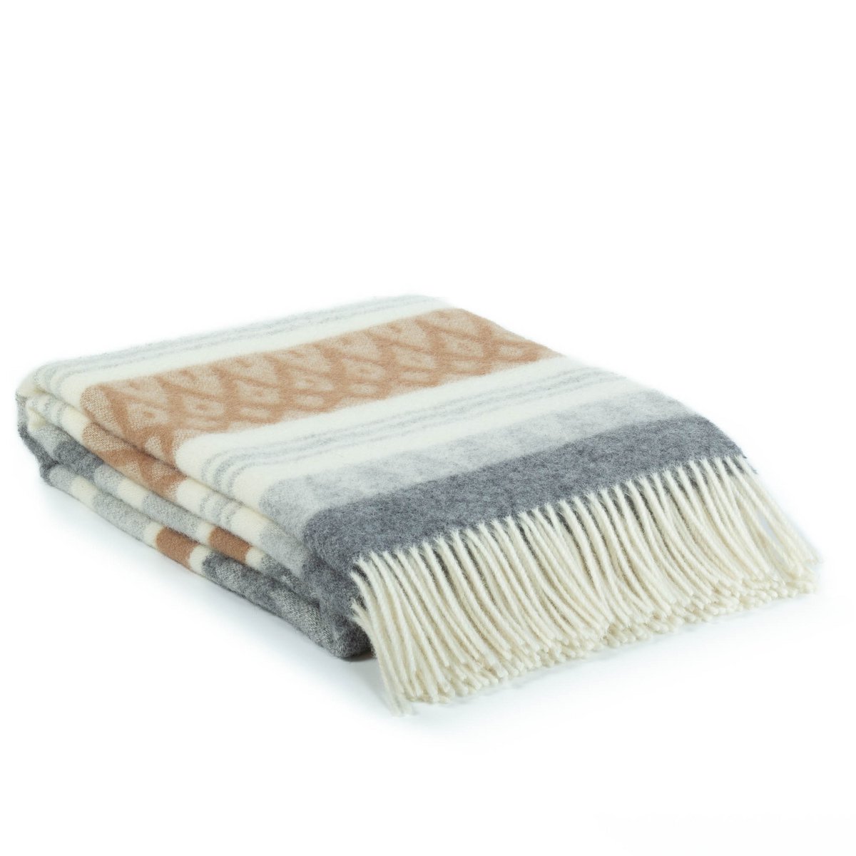 Wollen plaid - UGLE beige