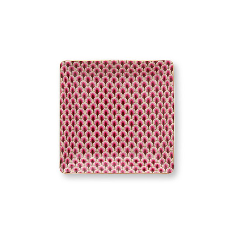 Kadoset Oriental Flower Festival - Roze/Vierkant