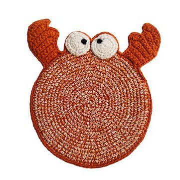 Krab Knuffeldoekje met geluid