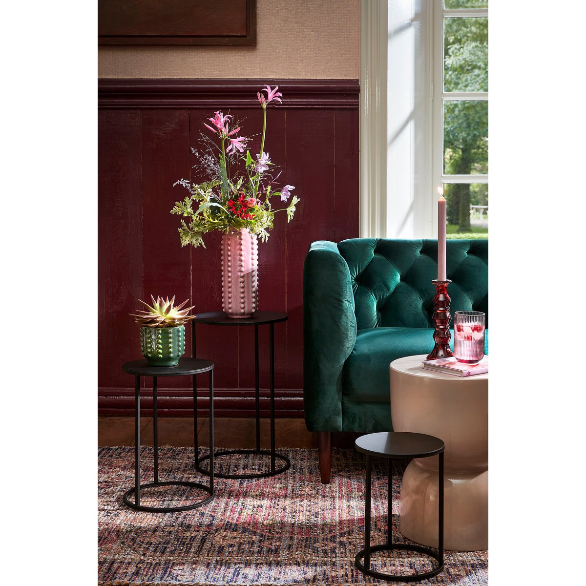 Boaz Vaas - Handgemaakte Keramiek - Roze