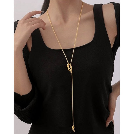 Elegante lange trui ketting