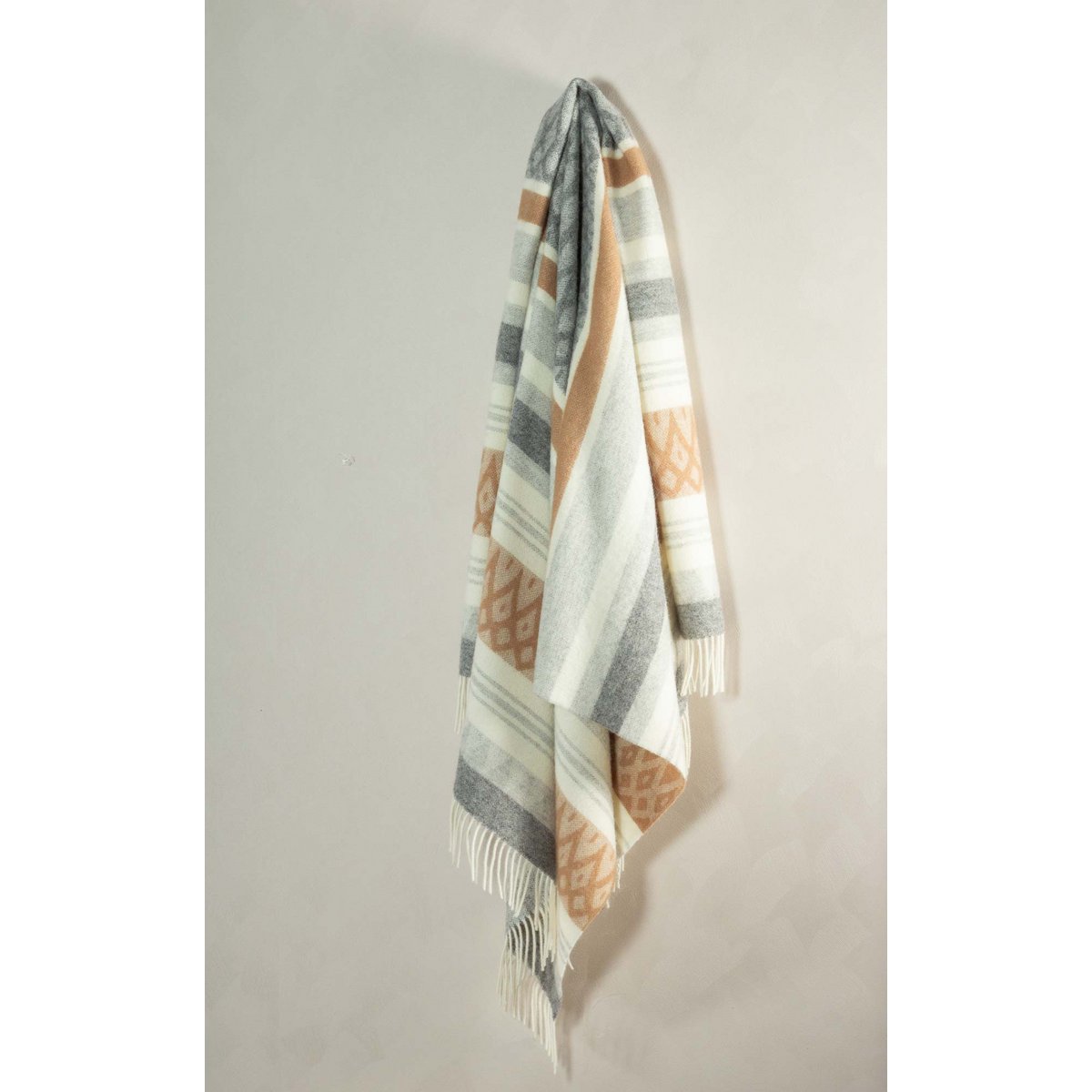 Wollen plaid - UGLE beige