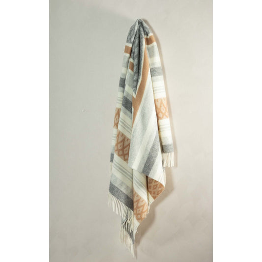 Wollen plaid - UGLE beige