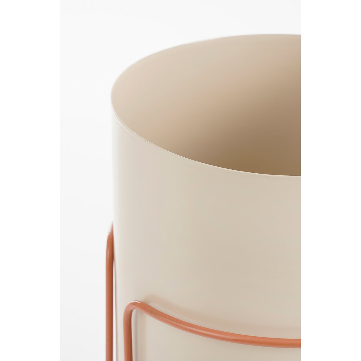 Collins Bloempot op Standaard - Off-white, Perzik
