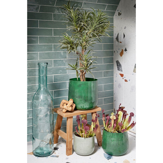 Bold Houten Krukje - Gerecycled Hout