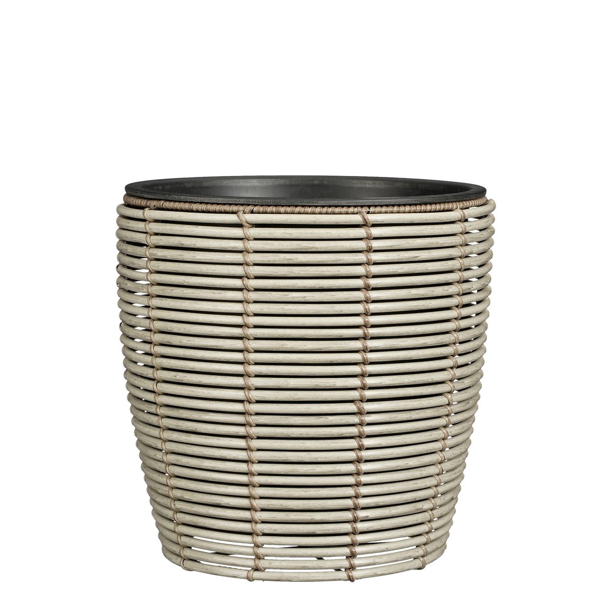 Durban Bloempot Buiten - Set van 3 - Grijs