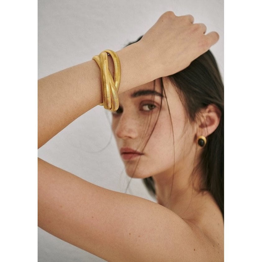 Stretch designarmband - 3 strengen