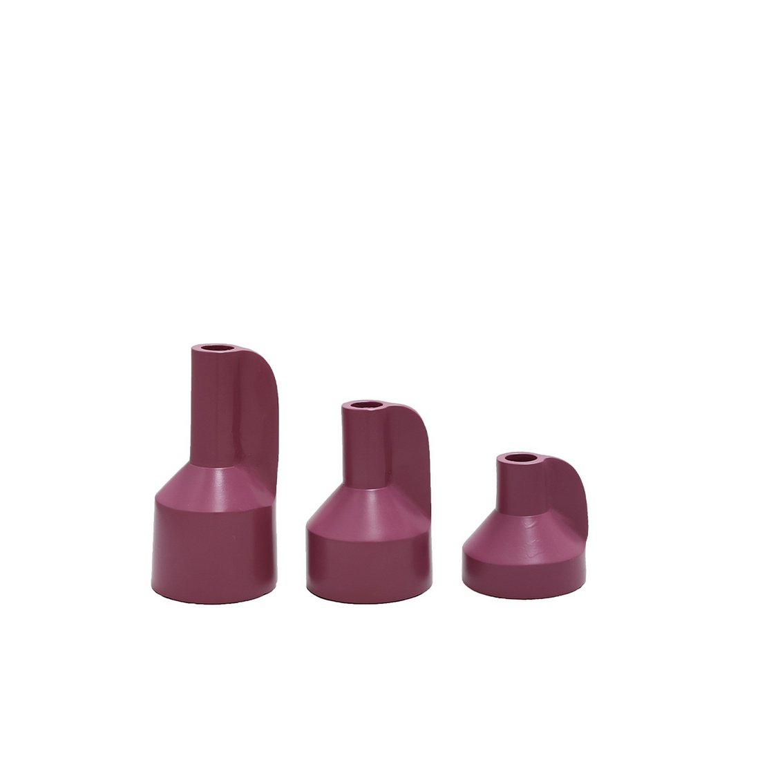 Kaarshouder - Alota mauve - set van 3