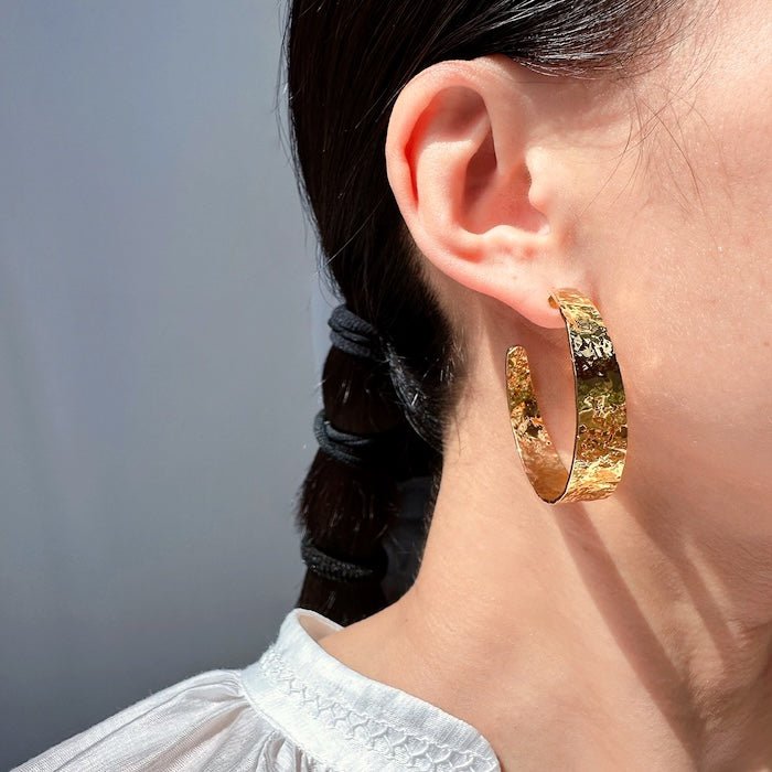 Chique vintage hoepel oorbellen