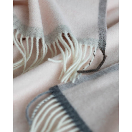 Plaid Merino/kasjmier - Milano Rosa Orlo