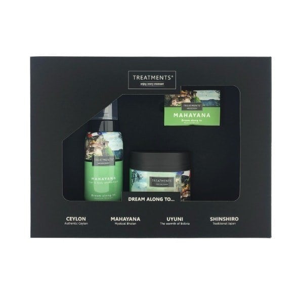 Geschenkdoos Douche & Scrub - Mahayana