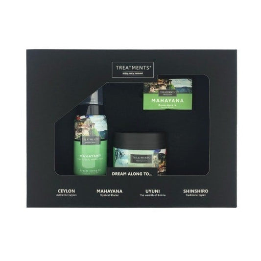 Geschenkdoos Douche & Scrub - Mahayana
